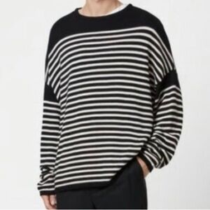 AllSaints Taleze Oversized Boatneck Sweater